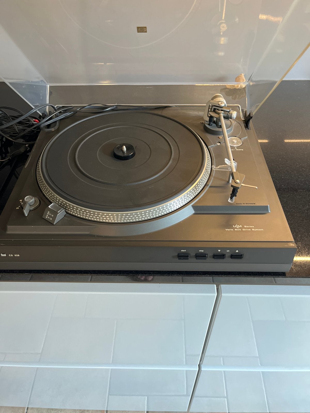 Dual CS 528 Platenspeler - Belt Drive - Naloopwerk revisie, Ophalen, Niet werkend, Platenspeler, Dual