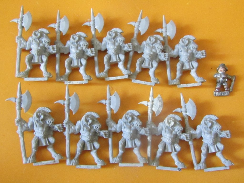 Monopose Chaos Beastmen 1994, Verzenden, Gebruikt, Warhammer, Figuurtje(s)