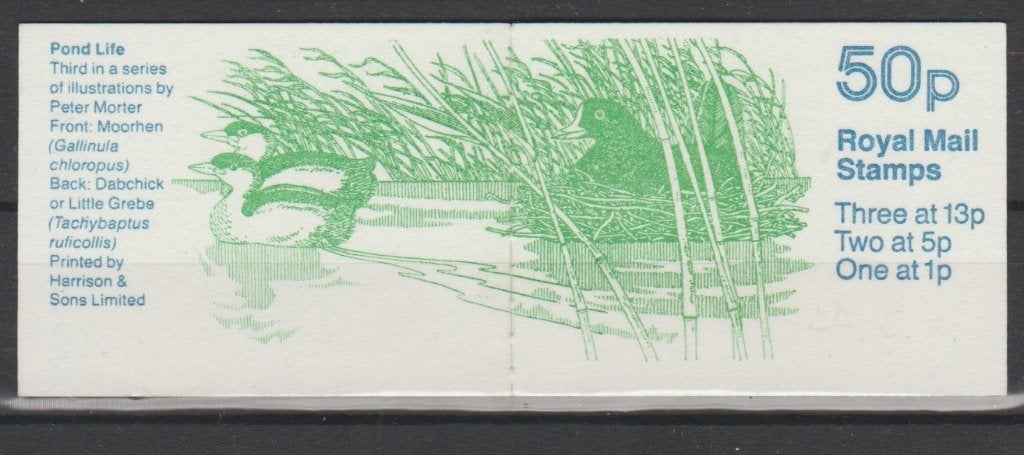 GB 1986 Booklet SG FB35 Pond Life Watervogels **, Ophalen of Verzenden, Postfris