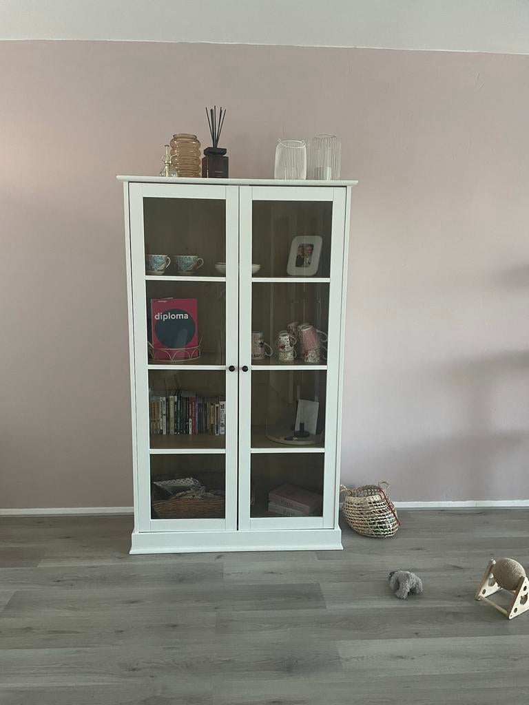 Jysk vitrinekast - snel ophalen!, Ophalen, 50 tot 100 cm, Zo goed als nieuw, 150 tot 200 cm