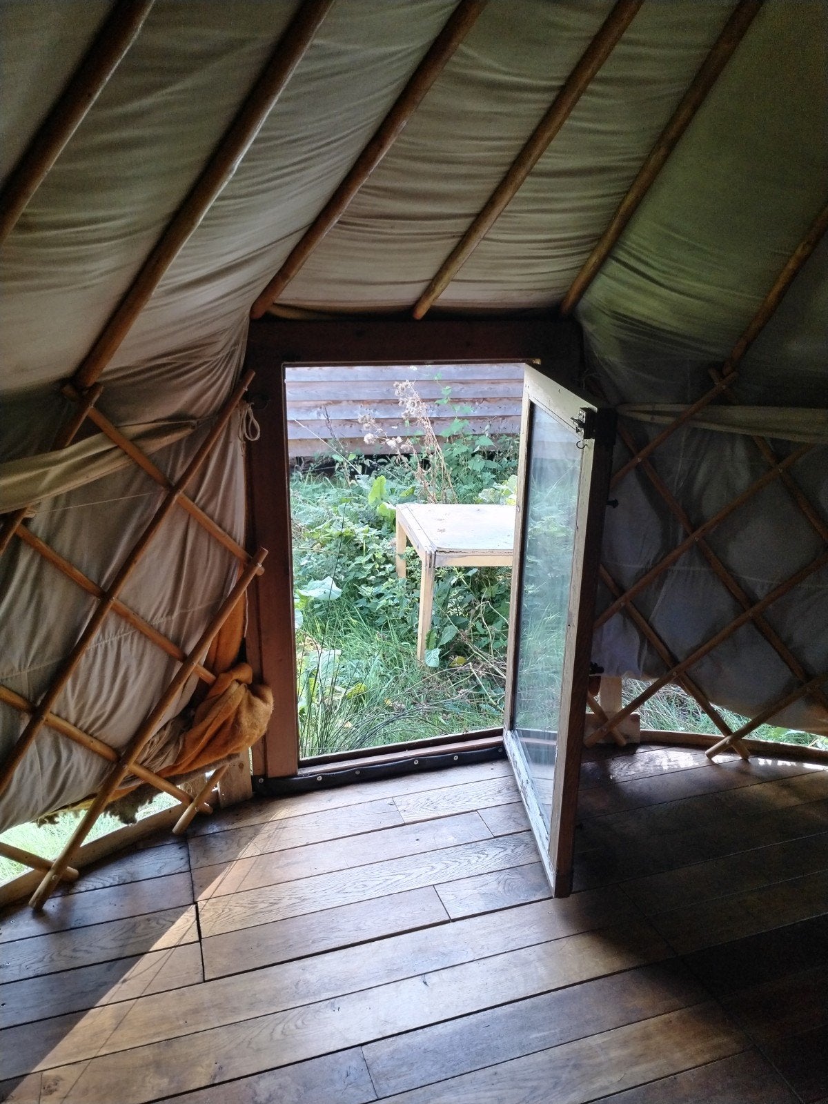 Fijne bijzondere compacte yurt 4.5m, Ophalen, Gebruikt, 250 tot 500 cm, Overige typen