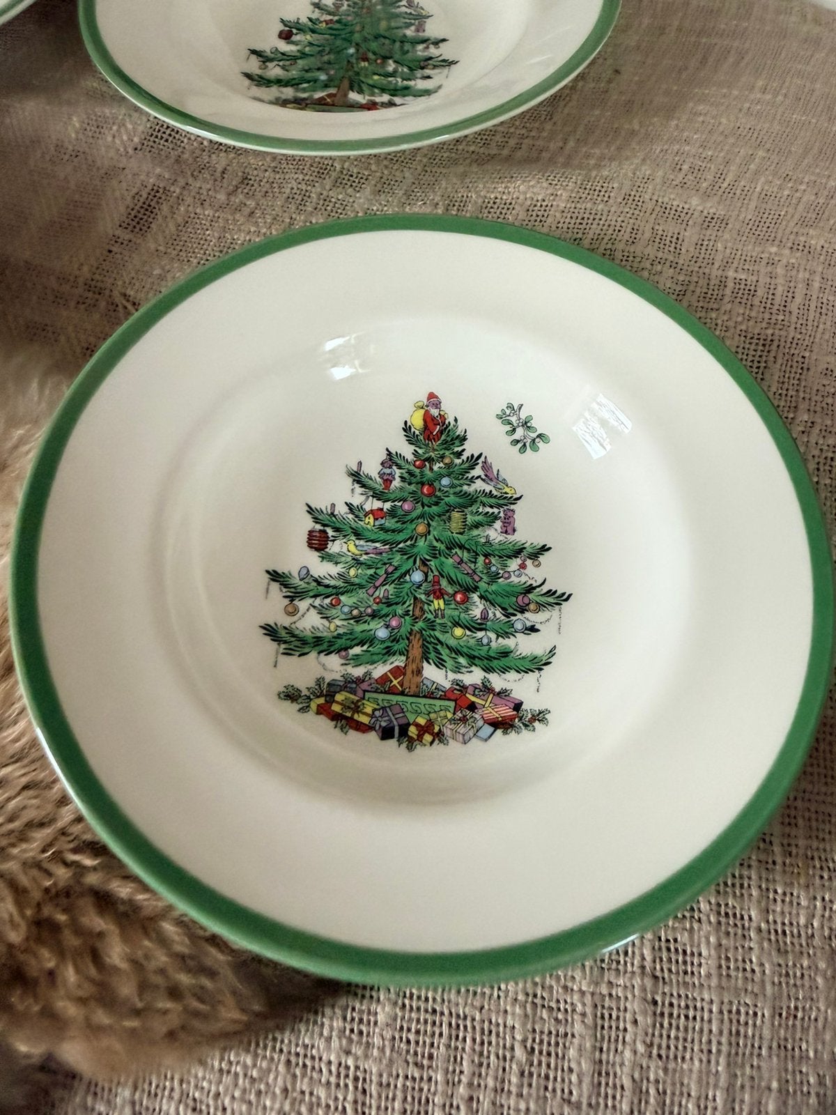 Spode Christmas Tree soep of diepe borden 24 cm nieuw, Ophalen, Nieuw