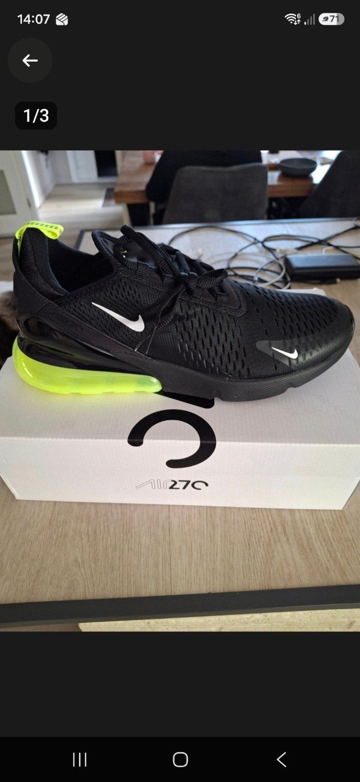 Nike Air Max 270 - Maat 44 - Nieuw met bon, Ophalen, Overige kleuren, Nike, Nieuw