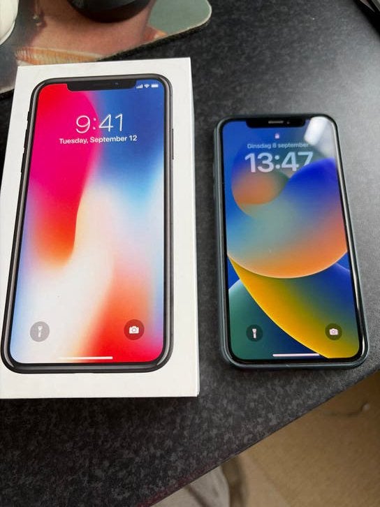 iPhone X 256GB Space Gray - Batterij 97% ❗️ Zeer goede staat, 256 GB, 97 %, Zo goed als nieuw, Zonder simlock
