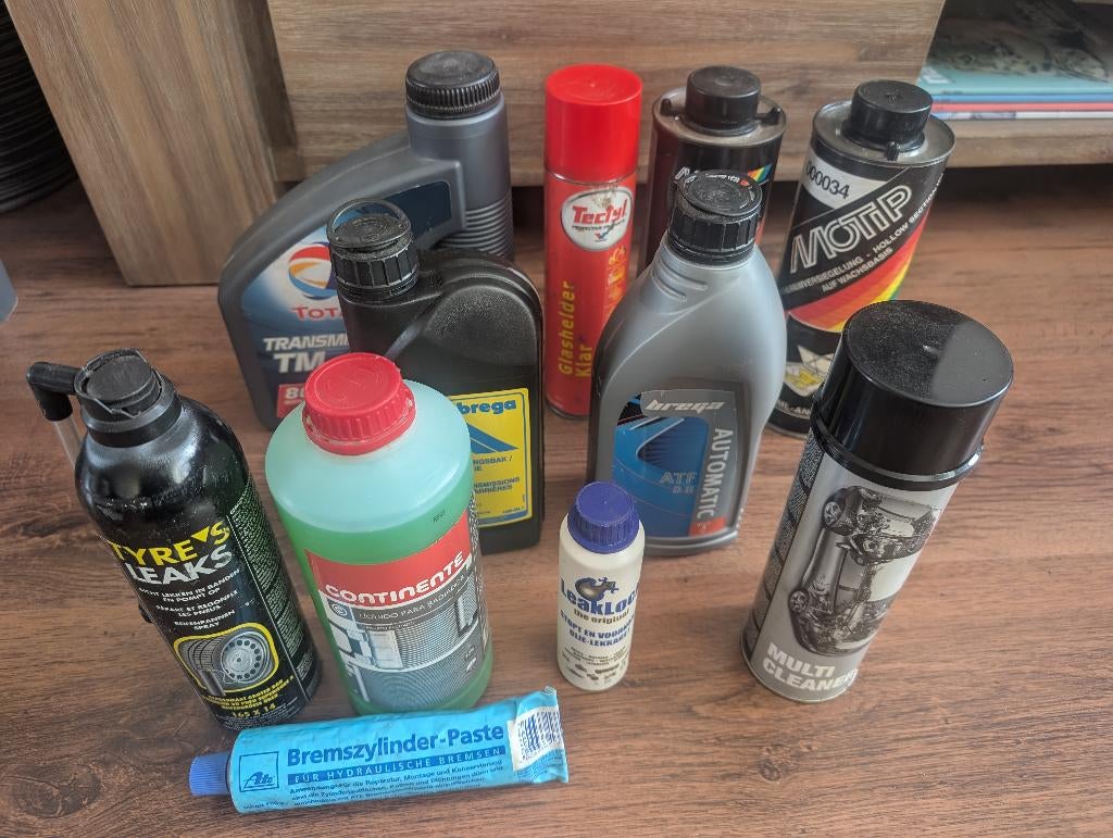 Diverse onderhoudsmiddelen voor auto's, Auto diversen, Onderhoudsmiddelen, Ophalen