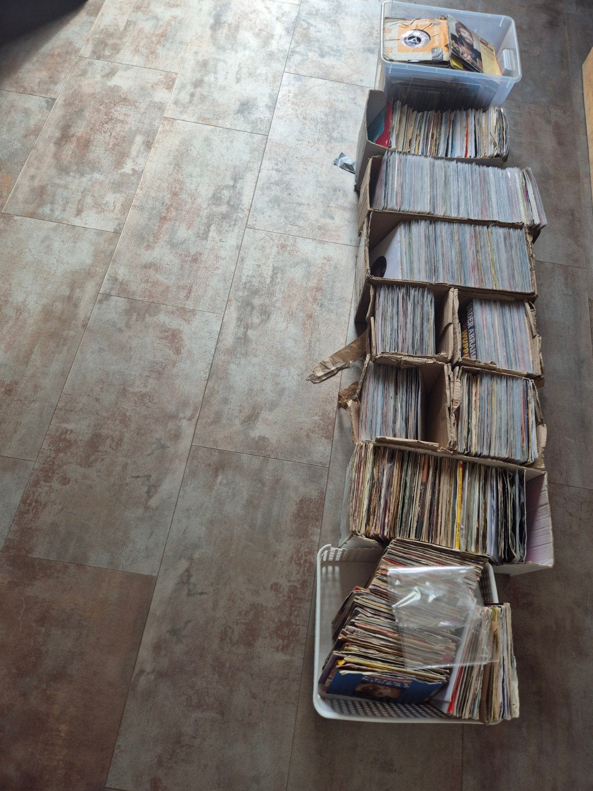 Grote partij 7 inch singles (1000-1100 stuks) - Pop/Nederl, Gebruikt, 7 inch, Ophalen of Verzenden, Pop