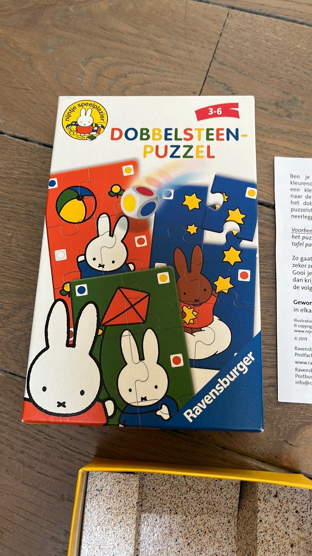 Dobbelsteenpuzzel Nijntje spel, Ophalen of Verzenden, Zo goed als nieuw