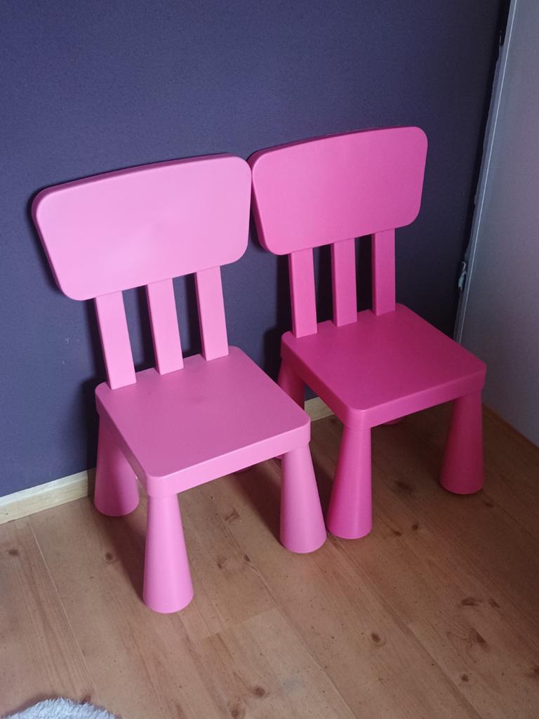 Ikea mammut stoeltjes, Kinderen en Baby's, Kinderkamer | Tafels en Stoelen, Ophalen, Zo goed als nieuw, Stoel(en)