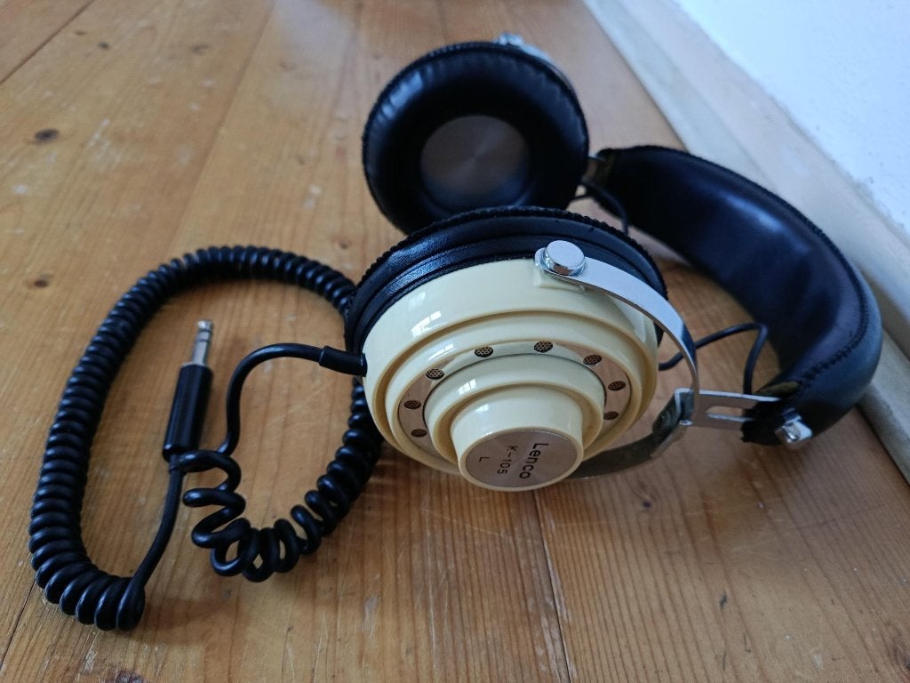 Lenco K-105 Vintage Stereo Koptelefoon, Overige merken, Gebruikt, On-ear, Ophalen of Verzenden