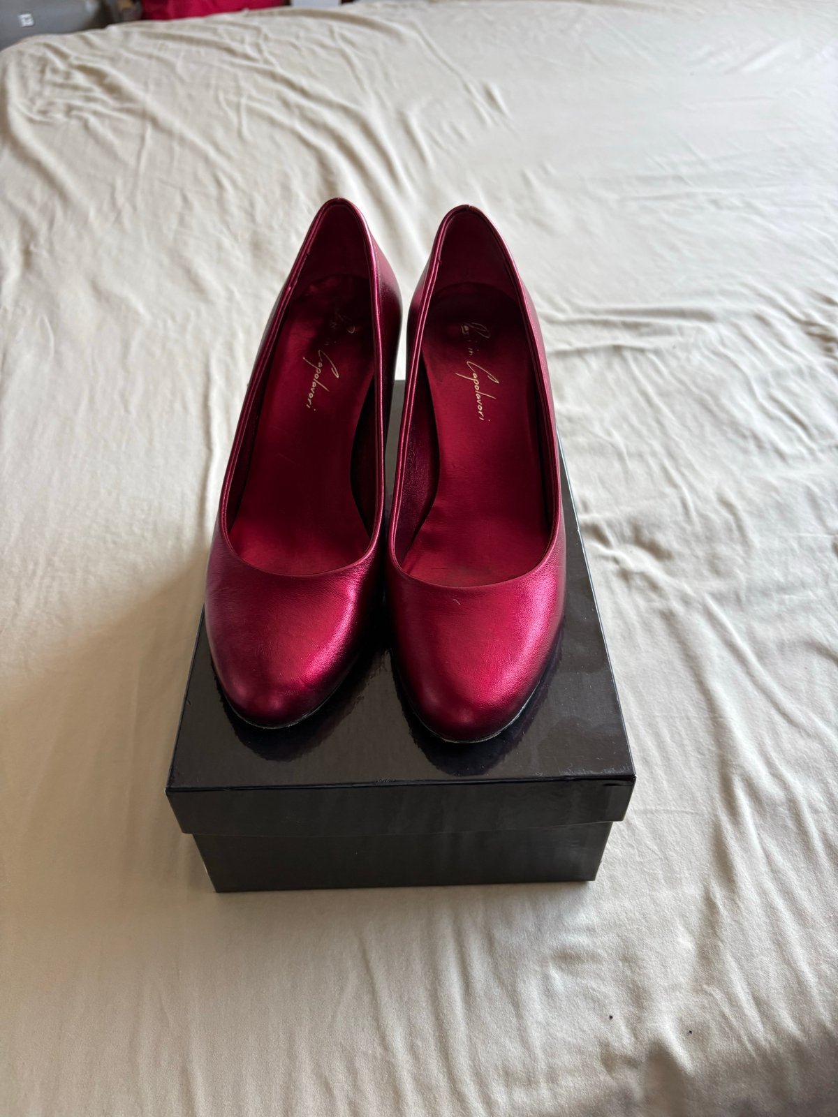 Gala schoenen zo goed als nieuw maat 38, Ophalen of Verzenden, Zo goed als nieuw, Rood, Pumps