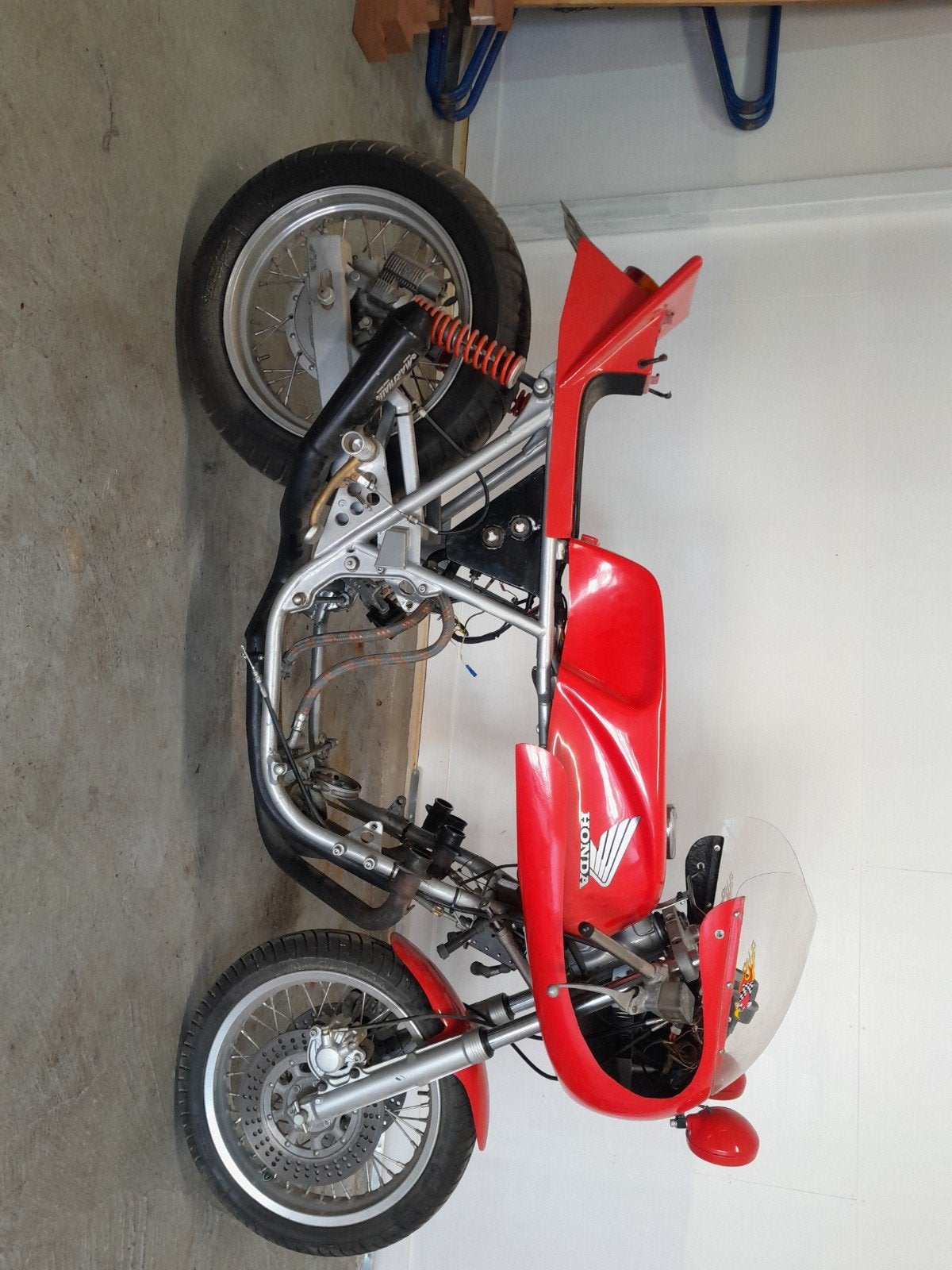 Honda motorfiets project, Motoren, Ophalen