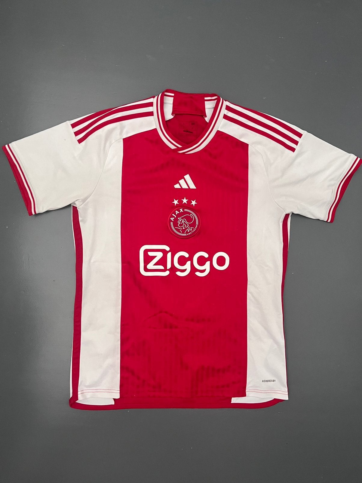 Ajax 23/24 thuisshirt, Sport en Fitness, Voetbal, Maat XS of kleiner, Ophalen of Verzenden, Zo goed als nieuw, Shirt