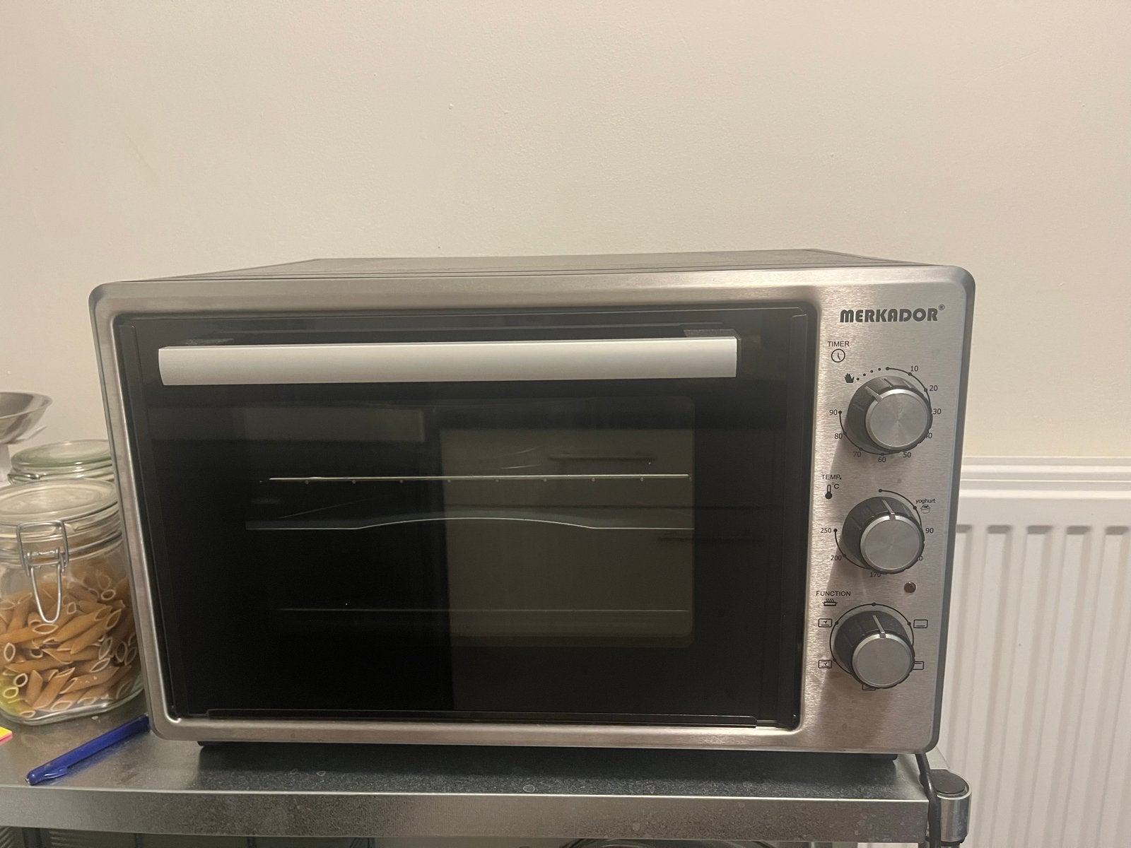 Merkador oven 40L 1600 watt, Ophalen, Minder dan 45 cm, Mini-oven, Gebruikt