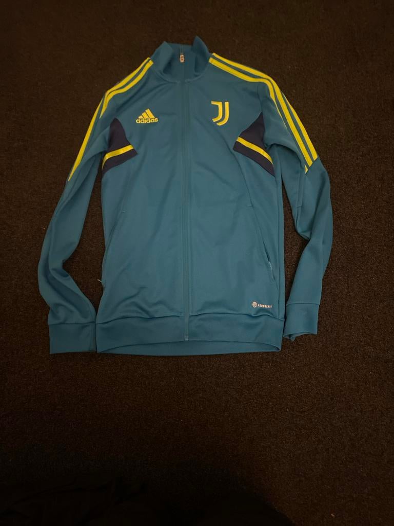 Adidas Juventus Trainingsjack Maat S, Ophalen, Blauw, Zo goed als nieuw, Voetbal