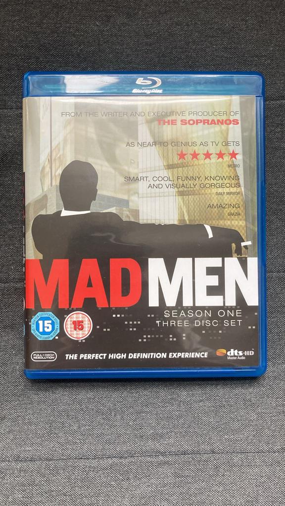 Mad Men Seizoen 1 Blu-ray - Drie discs, Cd's en Dvd's, Blu-ray, Ophalen of Verzenden, Gebruikt, Tv en Series, Boxset