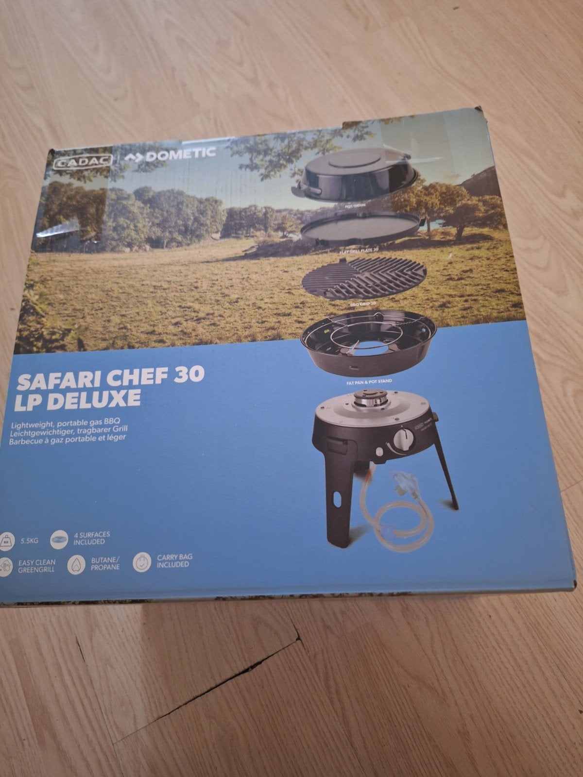 Cadac Safari Chef 30 LP Deluxe Draagbare Gasbarbecue, Ophalen, Nieuw