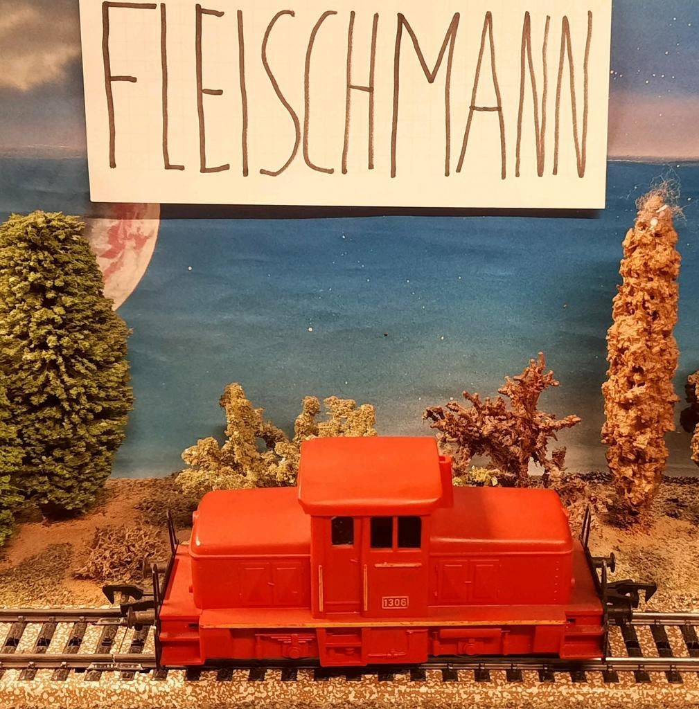 Fleischmann diesel trein in ho, Hobby en Vrije tijd, Modeltreinen | H0, Gebruikt, Fleischmann, Ophalen of Verzenden, Analoog