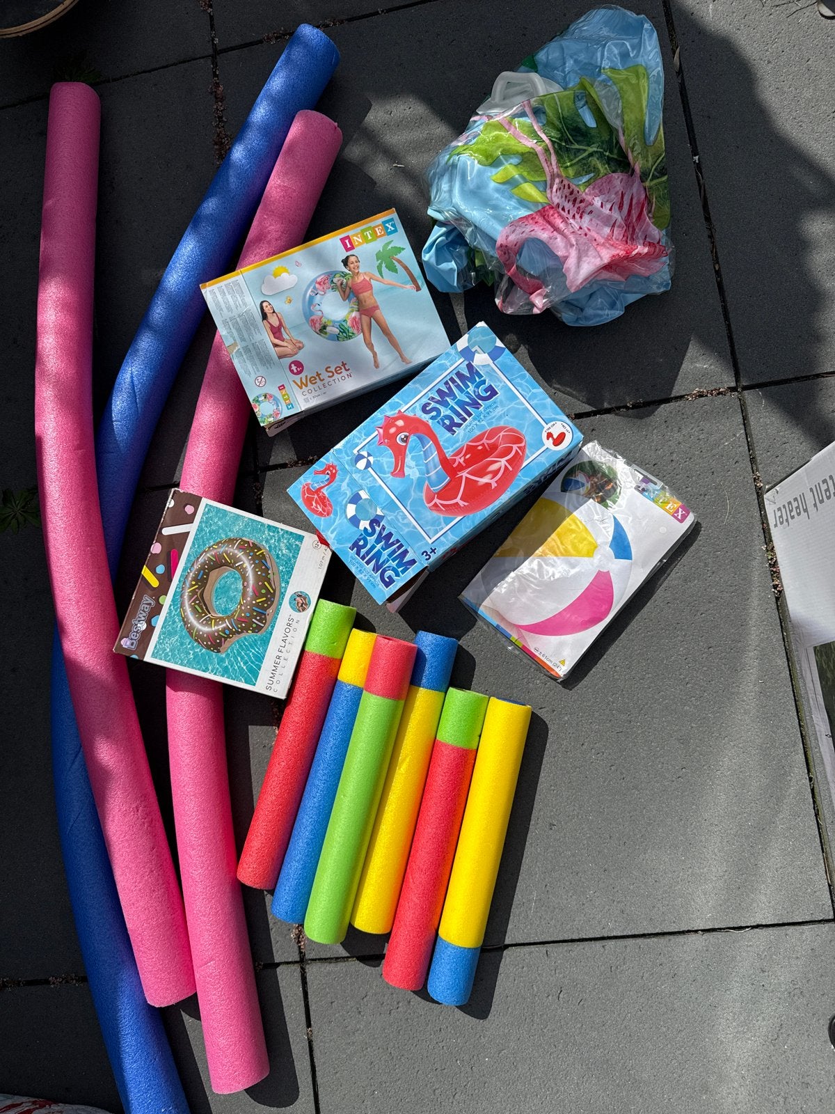 Zwemspullen pakket: zwembanden, zwemnoodles en meer!, Ophalen, Gebruikt