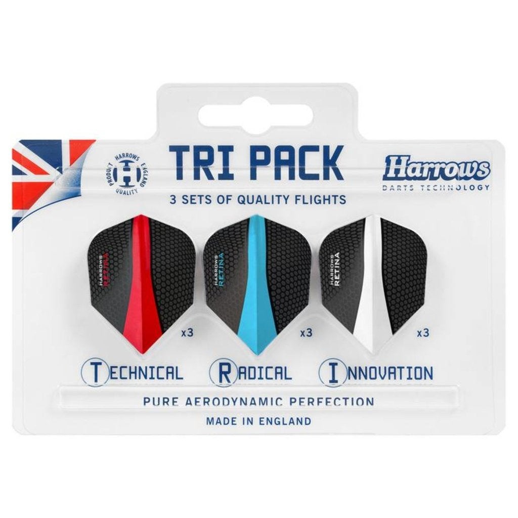 dart flights Tri Pack 3 setjes à € 3,00, Ophalen of Verzenden, Nieuw, Flights
