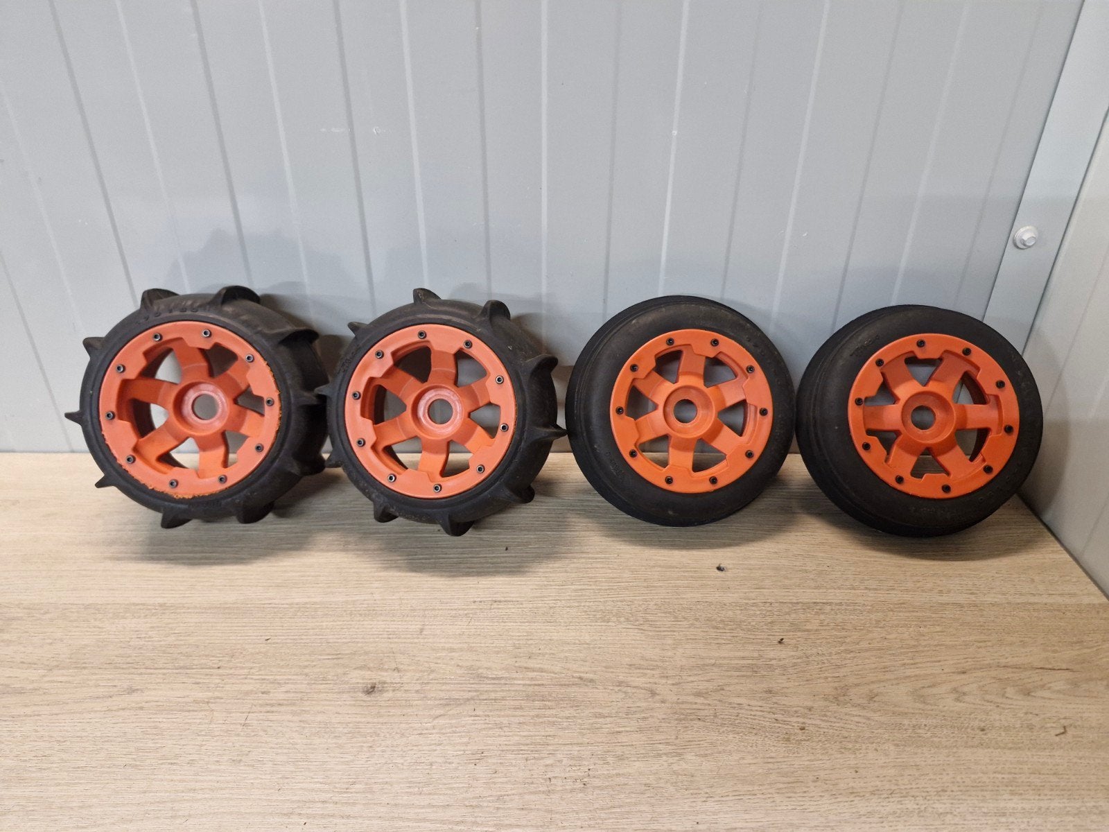 hpi baja wielen, Benzine, Ophalen of Verzenden, Zo goed als nieuw, Onderdeel