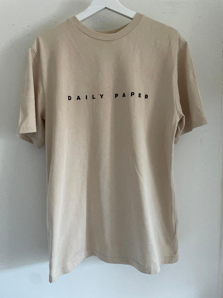 Daily Paper shirt, Beige, Ophalen of Verzenden, Zo goed als nieuw, Daily Paper