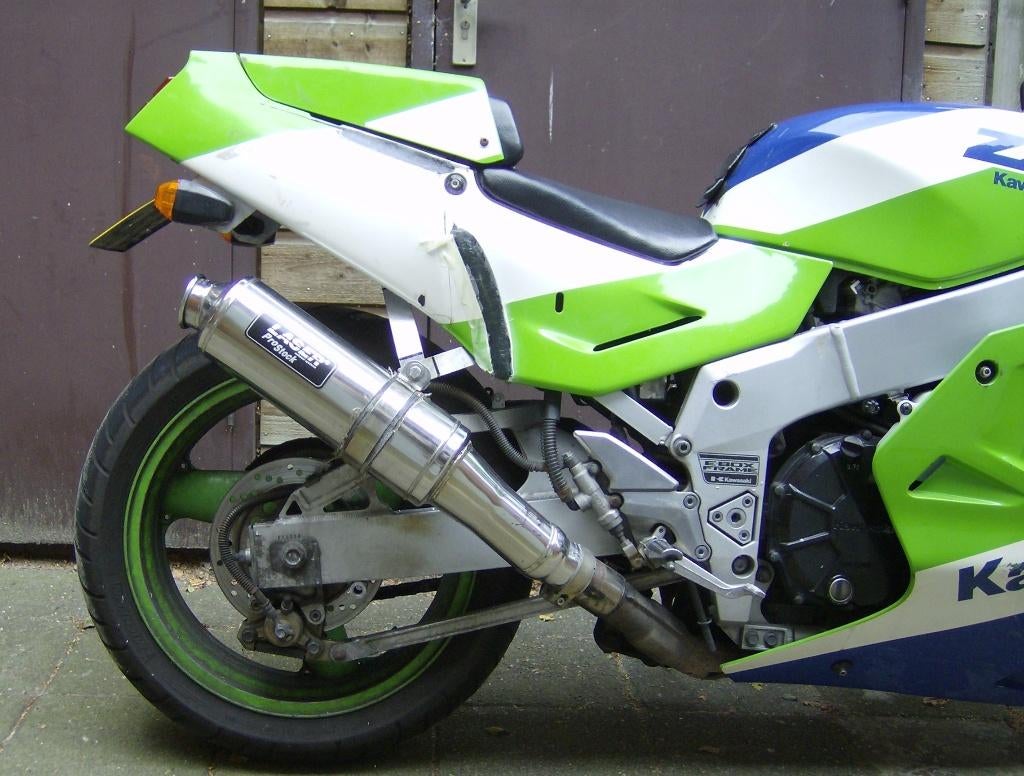 rvs LASER pro stock sportdemper aansluitdiameter 60-60,5 mm, Motoren, Ophalen of Verzenden, Gebruikt