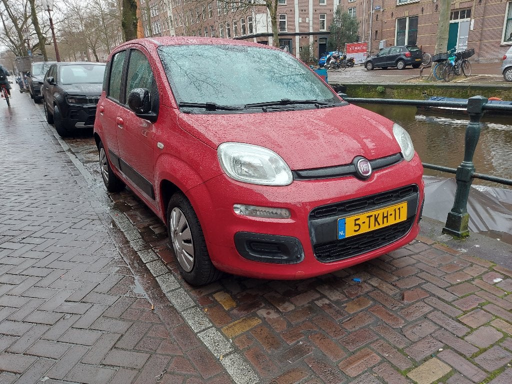 Fiat Panda 0.9 Twinair 44KW 2014 Rood, Auto's, Fiat, Voorwielaandrijving, Stof, Panda, Origineel Nederlands