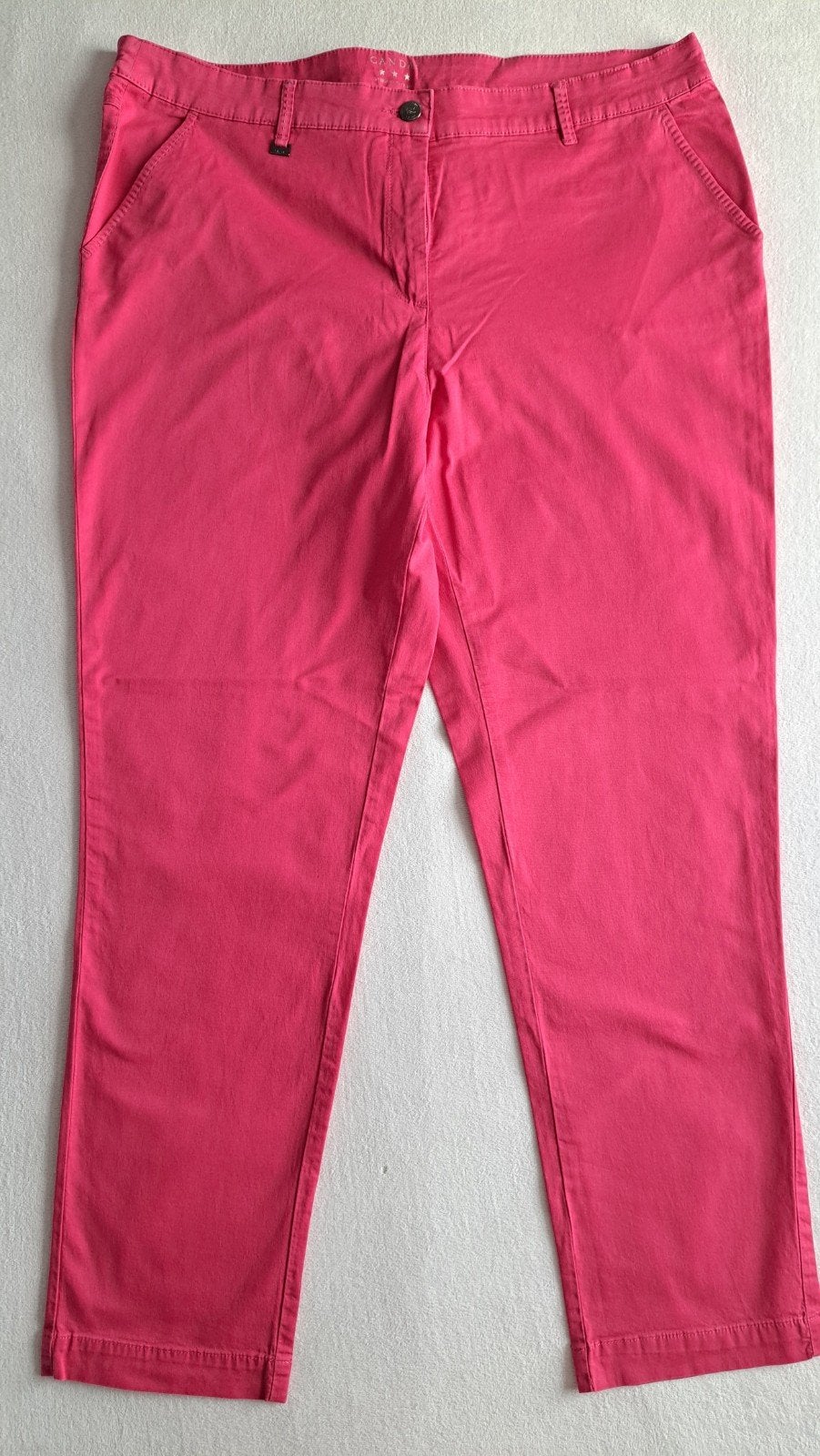 Roze dames chino broek van Canda, mt. 46, Maat 46/48 (XL) of groter, Ophalen of Verzenden, Zo goed als nieuw, Roze