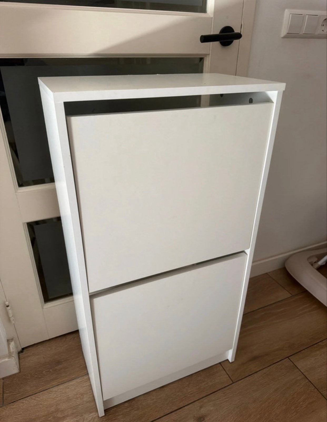 Witte schoenenkast IKEA, Huis en Inrichting, Kasten | Schoenenkasten, Ophalen, Gebruikt
