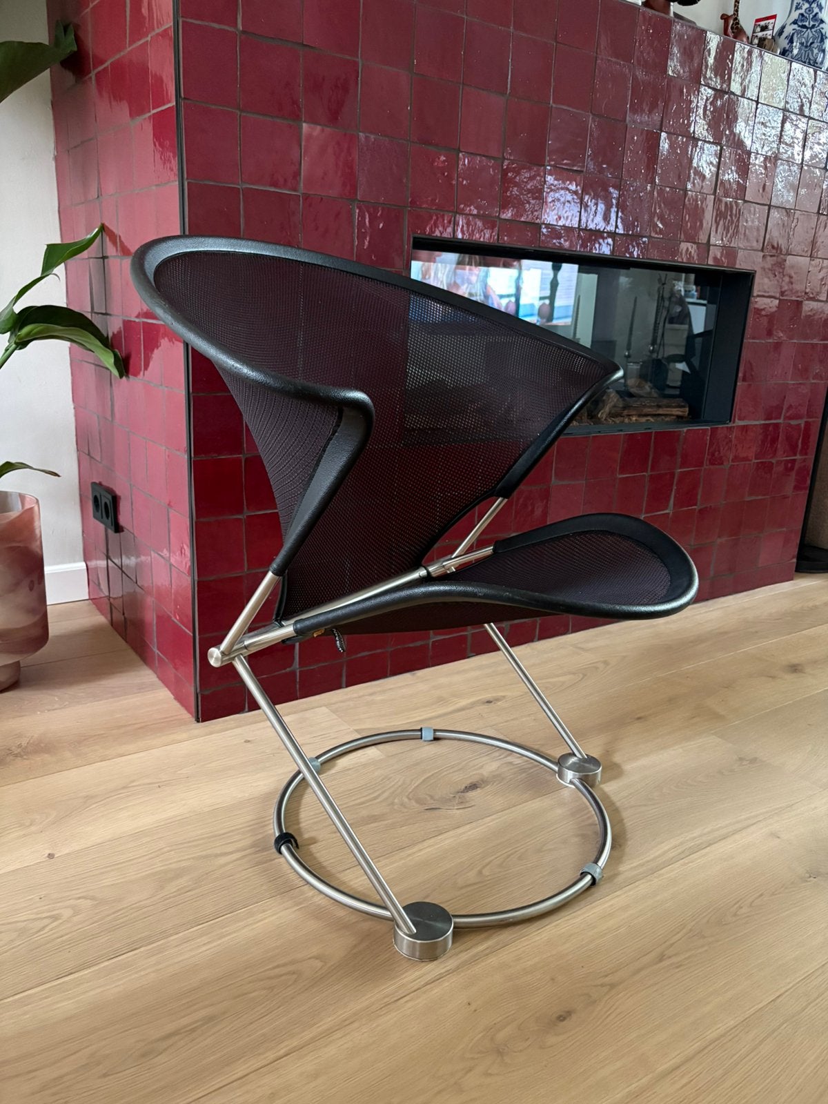 Vintage Duits design Lounge Chair van Wilkhahn, Ophalen, Gebruikt, Minder dan 75 cm, Vintage