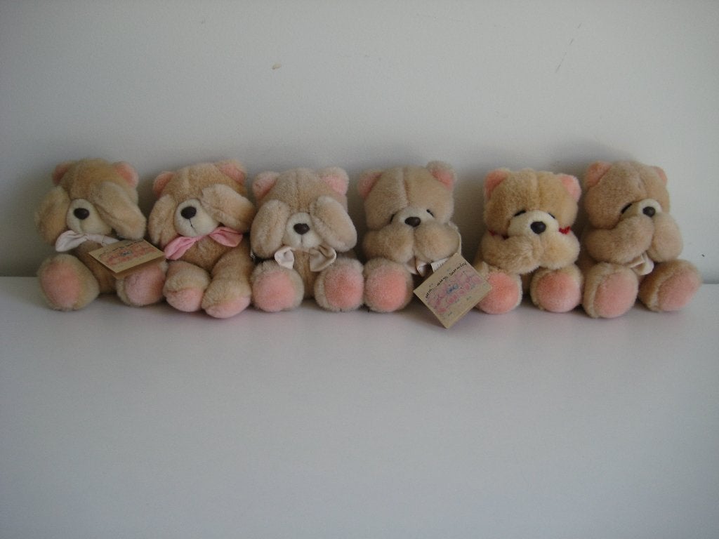 Forever Friends 3x Zien en 3x Zwijgen circa 11 cm hoog, Verzamelen, Beren en Cherished Teddies, Ophalen of Verzenden, Gebruikt