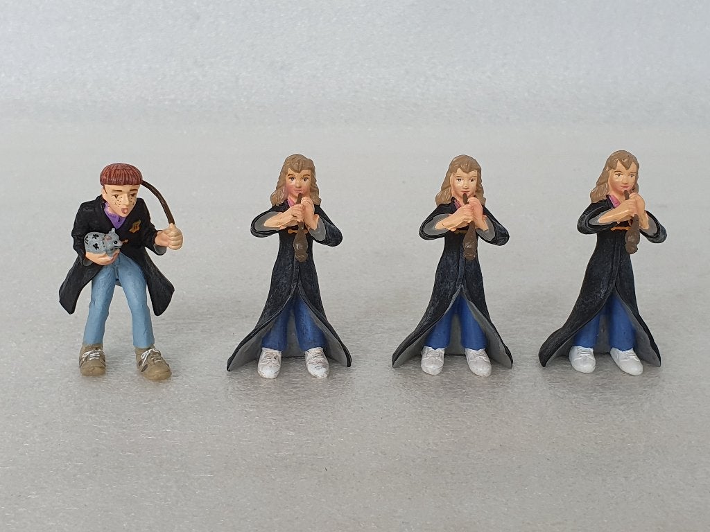 Lot van 4 Harry Potter pvc figuren (Warner Bros), Ophalen of Verzenden, Actiefiguurtje
