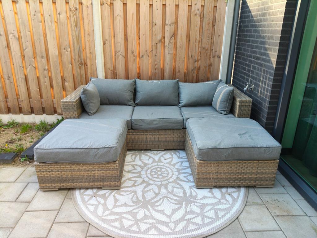Loungeset Julieta 3-delig, Ophalen, Wicker