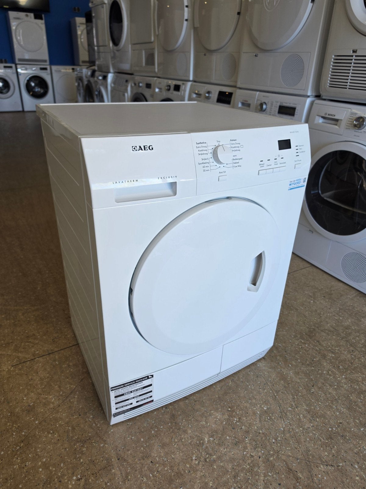 AEG Protex condensdroger | 7 kilo | Gratis thuis 🚚✅️, AEG, Jirnsum, 6 tot 8 kg, Anti-kreukfase