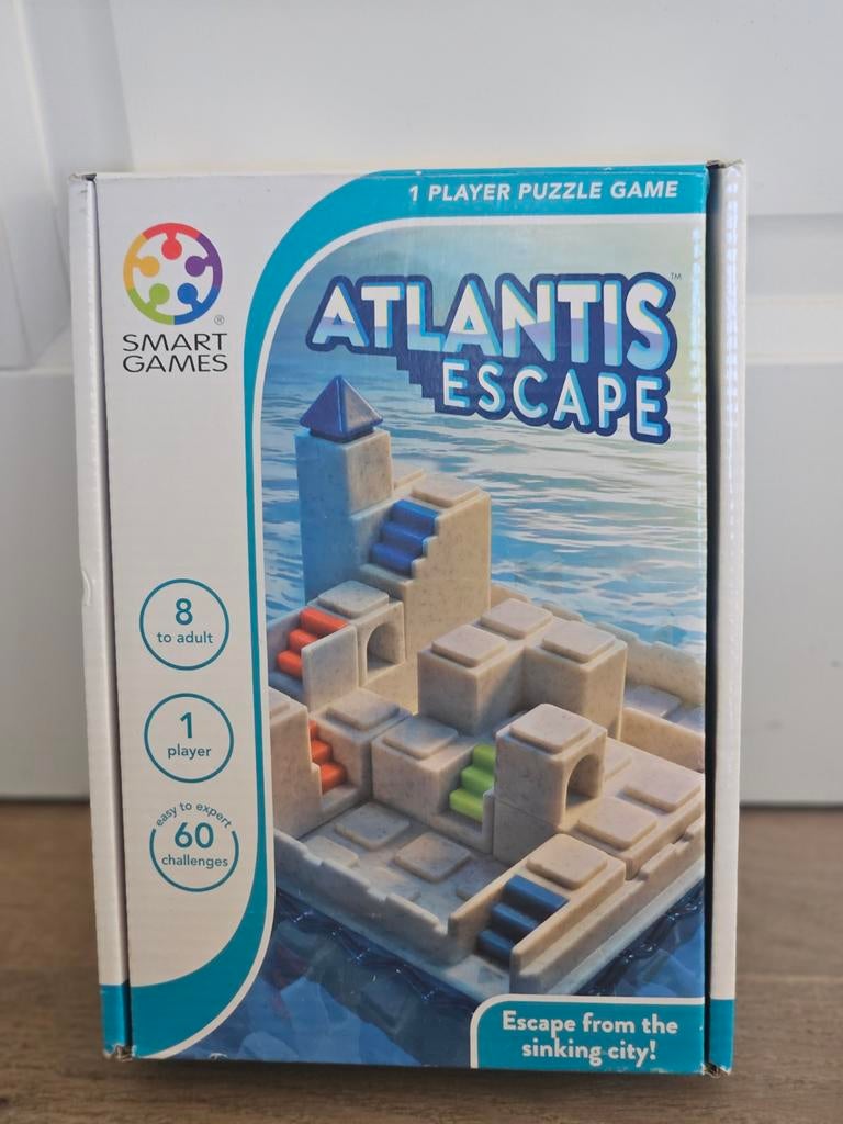 SmartGames Atlantis Escape Puzzelspel - Nieuwstaat, Ophalen of Verzenden, Zo goed als nieuw, Rubik's of 3D-puzzel