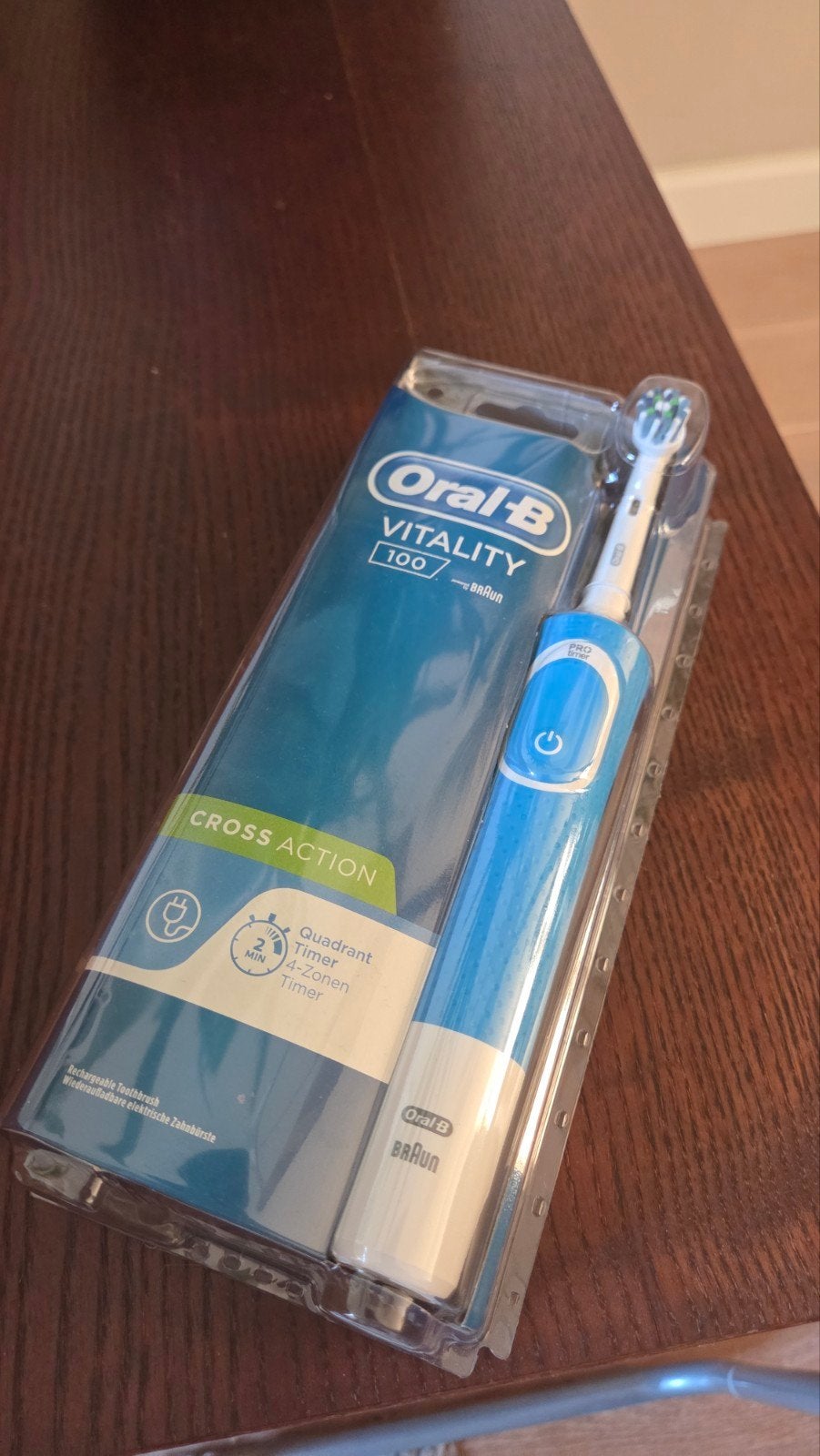 Oral-B Vitality 100 Cross Action Elektrische Tandenborstel, Ophalen, Nieuw, Mondverzorging