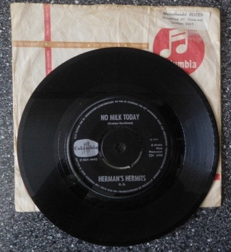 Herman's Hermits - no milk today & Dandy (vnaf € 1,50), Ophalen of Verzenden, Zo goed als nieuw, 7 inch, Pop