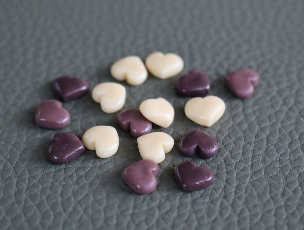 Erg mooie chocolade hartjes, melk puur en witte chocolade., Ophalen of Verzenden, Nieuw, Gebruiksvoorwerp
