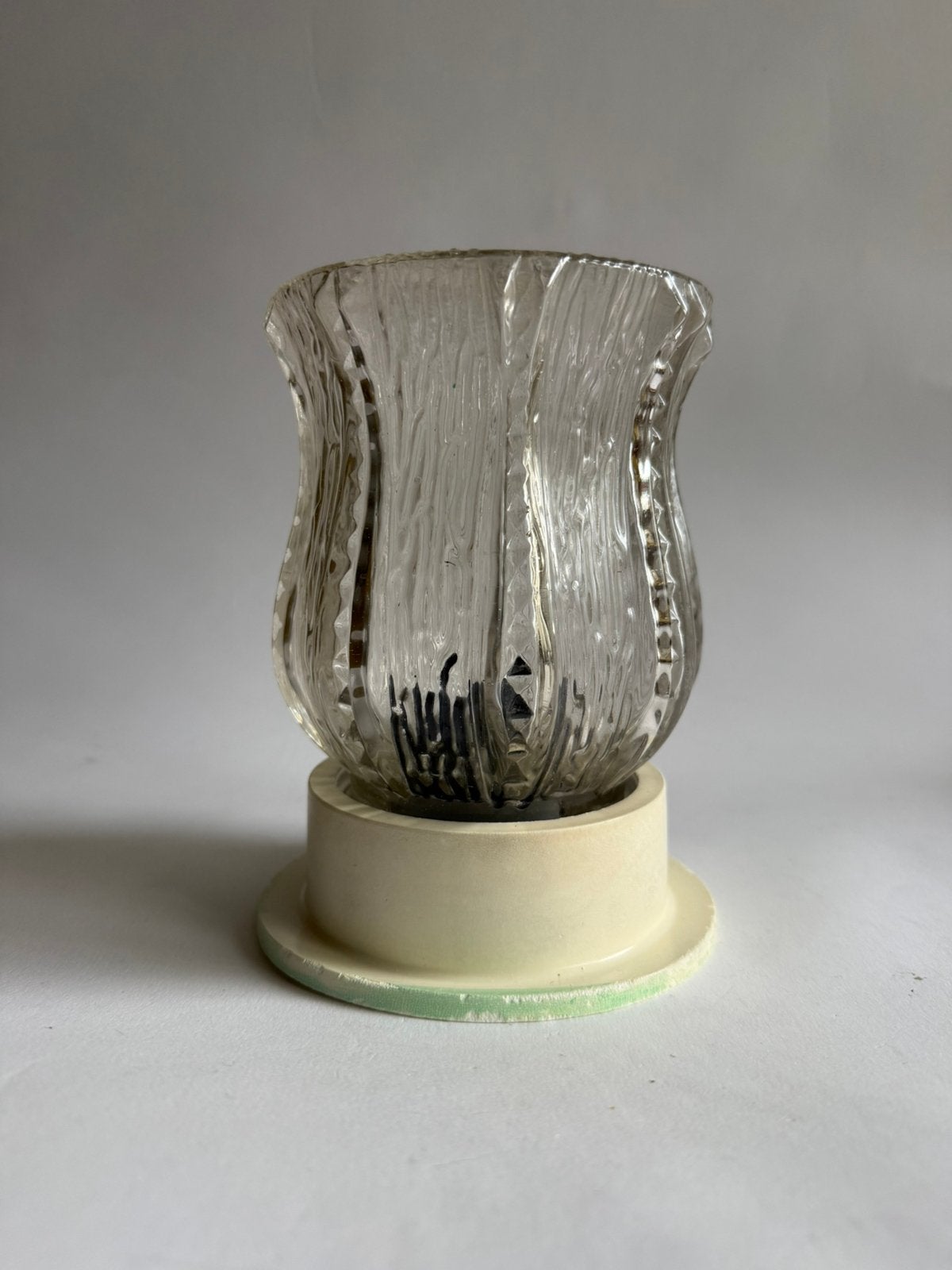 Vintage plafonniere - tulp, Ophalen of Verzenden