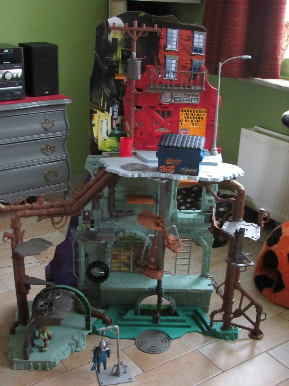 Ninja Turtles Riool Speelset - Compleet, Ophalen, Gebruikt