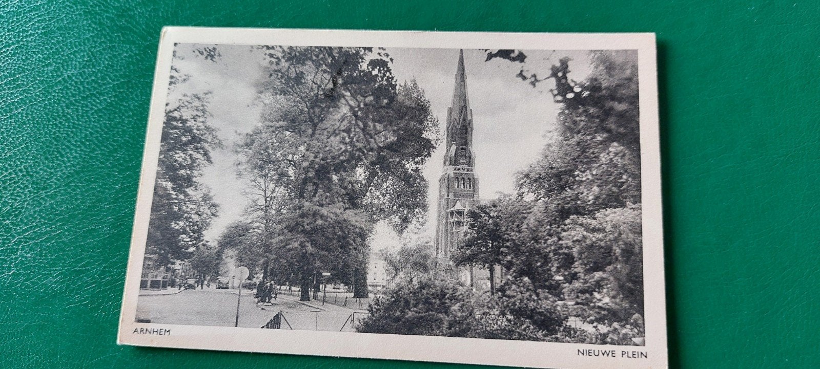 Arnhem Niewe plein., Ophalen of Verzenden, 1940 tot 1960, Gelopen, Gelderland