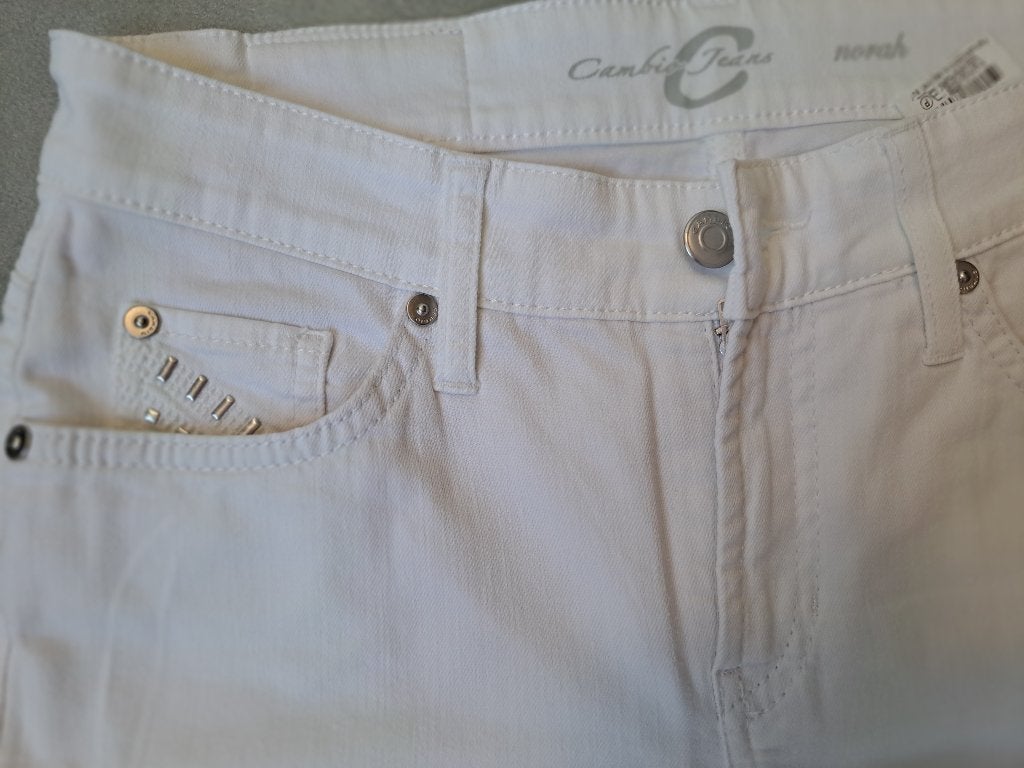 CAMBIO JEANS KLEUR WIT, Ophalen, Cambio, Wit, Zo goed als nieuw