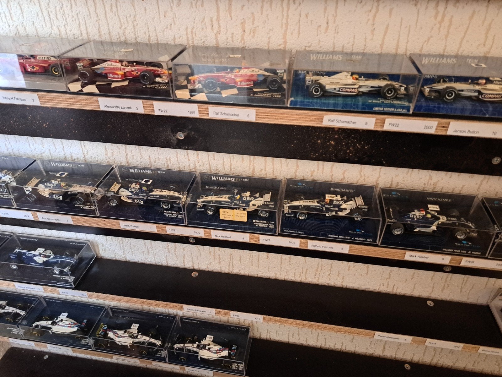 Grote collectie Williams F1 M-hamps en Spark 1:43 89 stuks!, Ophalen of Verzenden, Nieuw, Overige typen
