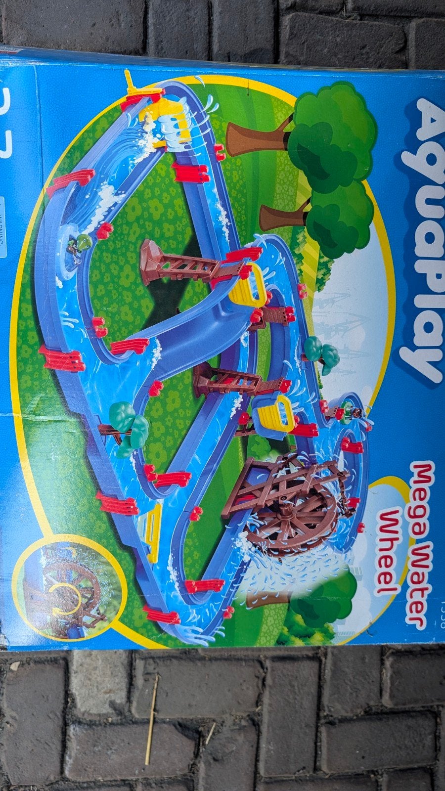Aquaplay Mega Water Wheel - Compleet (mist 1 tape), Ophalen, Zo goed als nieuw