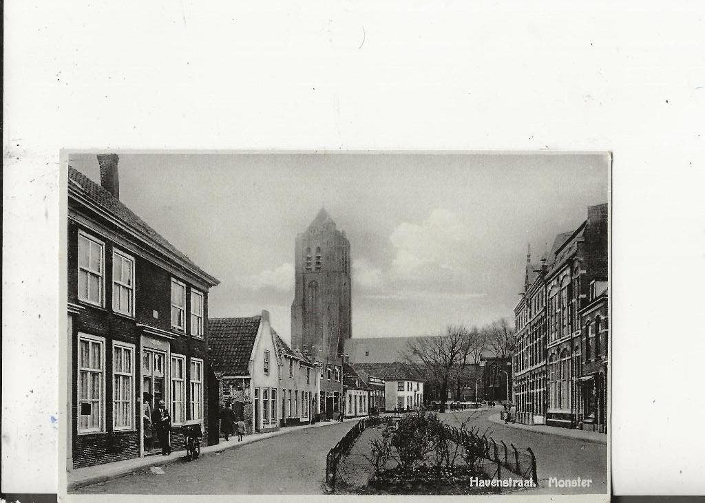 Monster Havenstraat met perkje WJ Loof, Ophalen of Verzenden, 1920 tot 1940, Ongelopen, Zuid-Holland