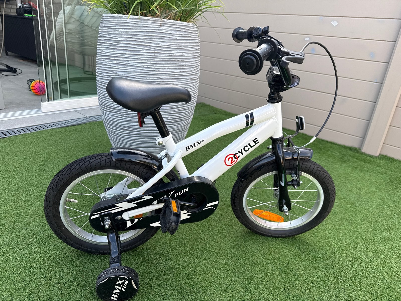 Kinderfiets 14 inch met zijwieltjes - Zo goed als nieuw!, Fietsen en Brommers, Ophalen, Zo goed als nieuw, Minder dan 16 inch
