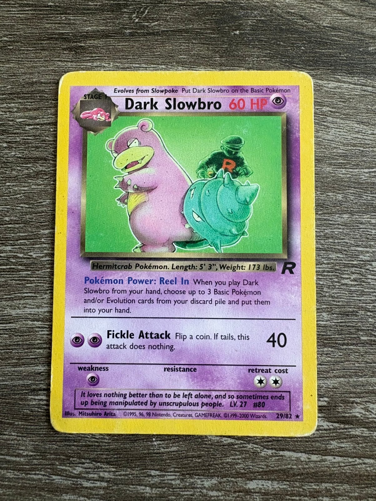 Slowbro Team Rocket (TR 29), Ophalen of Verzenden, Zo goed als nieuw