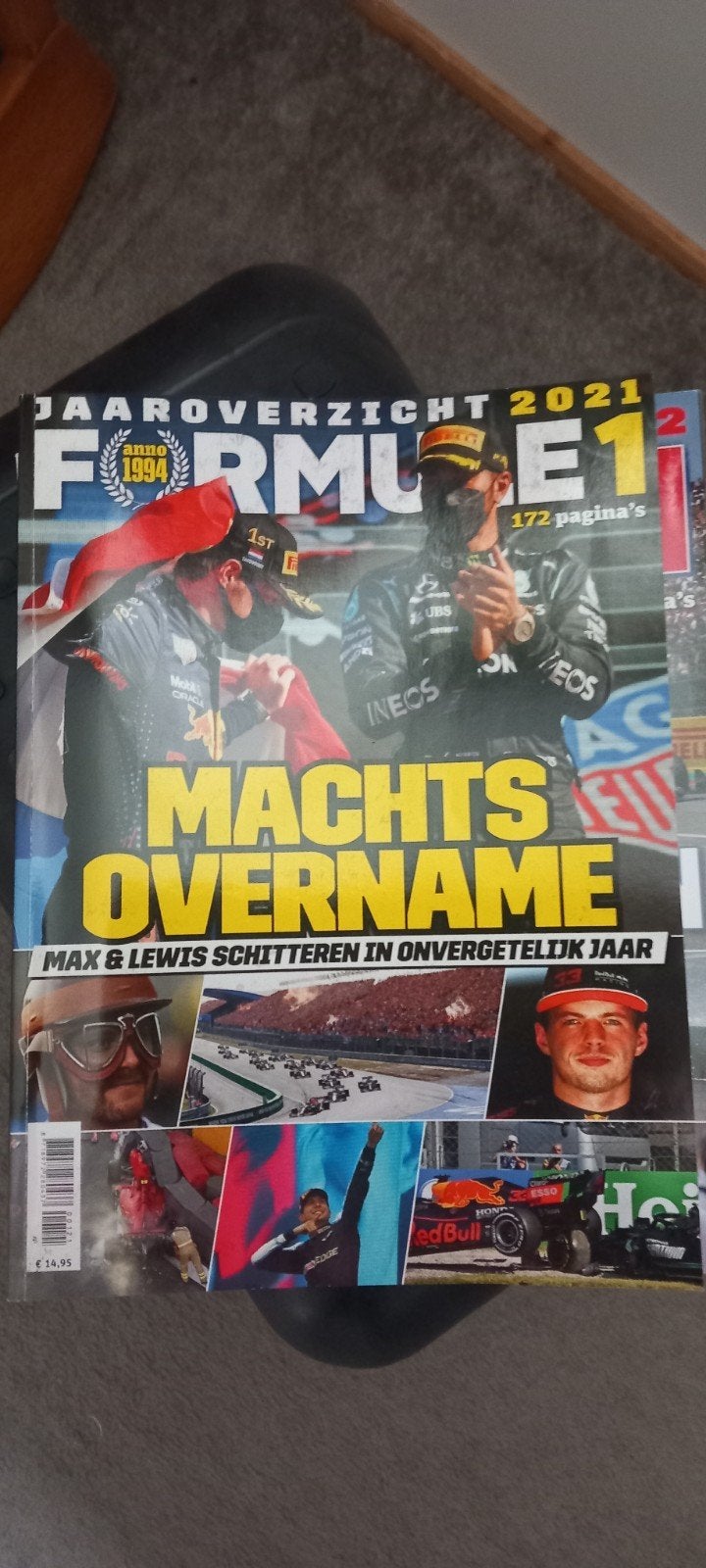 Formule 1 Jaarboeken Collectie 2021-2025 (5 stuks), Ophalen of Verzenden, Zo goed als nieuw, Glossy
