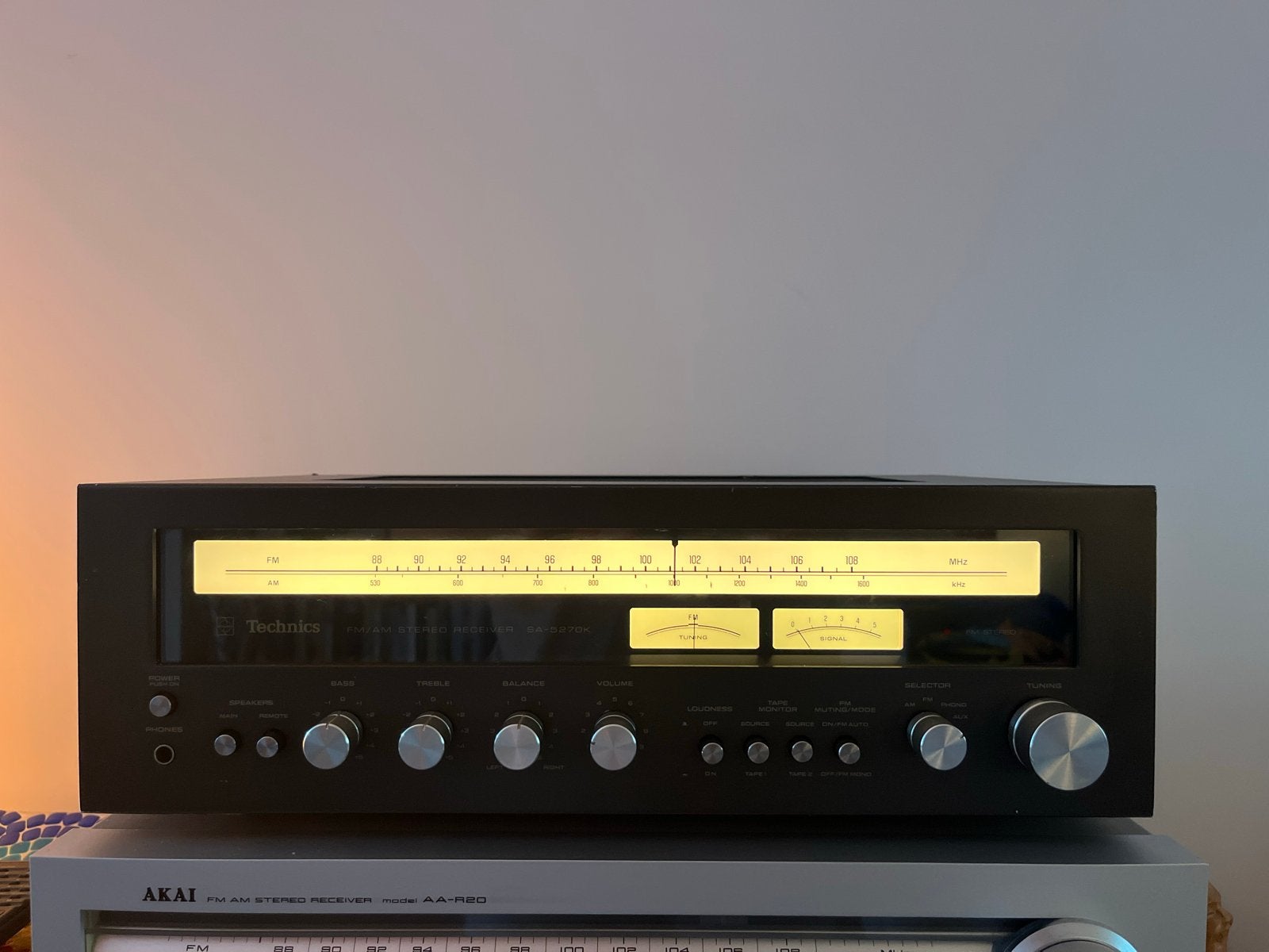 Technics SA-5270K Stereo Receiver, Audio, Tv en Foto, Gebruikt, Ophalen, Overige merken, Minder dan 60 watt