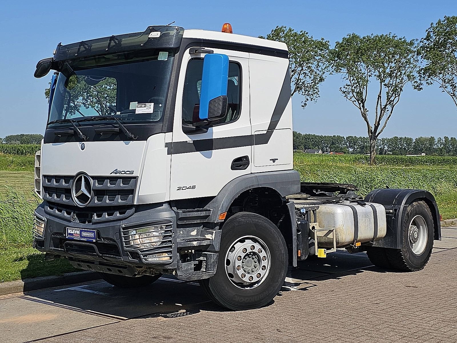 MERCEDES-BENZ AROCS 1846 2046 ret. pto+hydr., Automaat, Euro 6, Wit, Mercedes-Benz